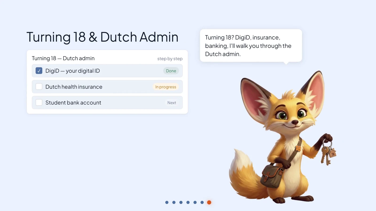 Turning 18 & Dutch Admin. Turning 18? DigiD, insurance, banking. I’ll walk you through the Dutch admin.